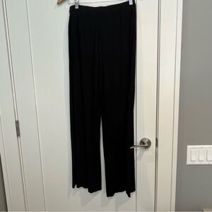 Elegant Black Wideleg Pants